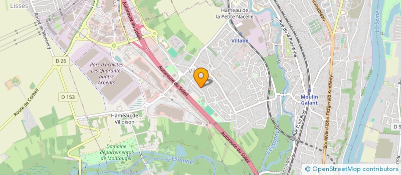 localisation de l'entreprise MARINKOVIC CHARPENTE CONSTRUCTION CONCEPTION CONSEIL  VILLABE