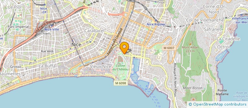 localisation de l'entreprise MARINMART à NICE