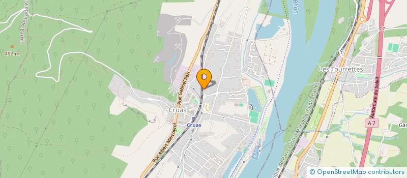 localisation de l'entreprise MARINNA  CRUAS