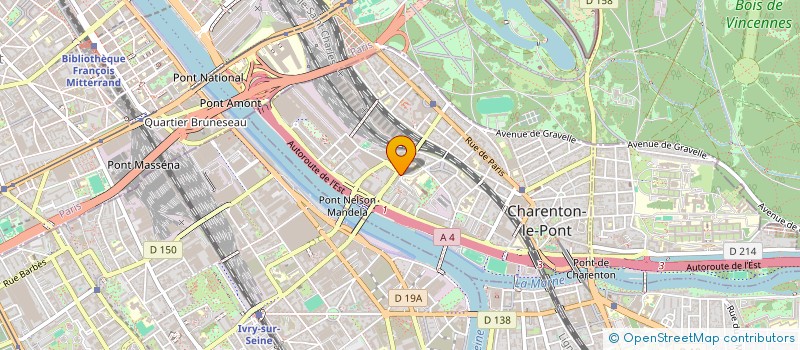 localisation de l'entreprise MARINNES IMPRESSIONS  CHARENTON-LE-PONT