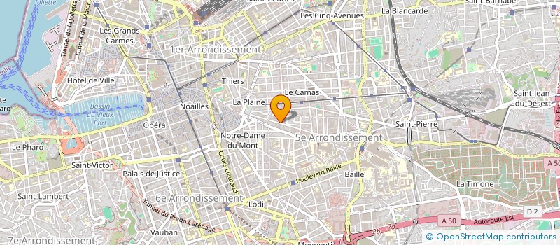 localisation de l'entreprise MARINO à MARSEILLE