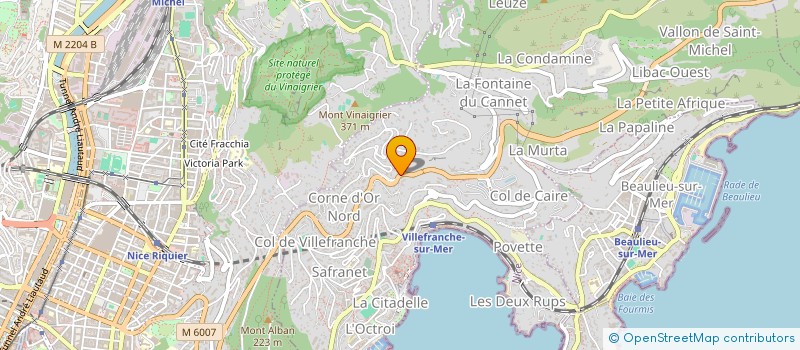 localisation de l'entreprise MARINO MONTERO INTERNATIONAL à VILLEFRANCHE-SUR-MER