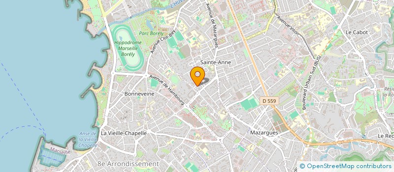 localisation de l'entreprise MARINO S.F. à MARSEILLE 8EME