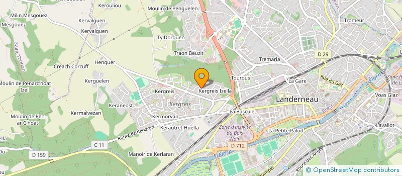 localisation de l'entreprise MARINOE CONSEILS à LANDERNEAU