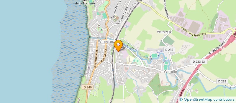 localisation de l'entreprise MARINOPALE  WIMILLE