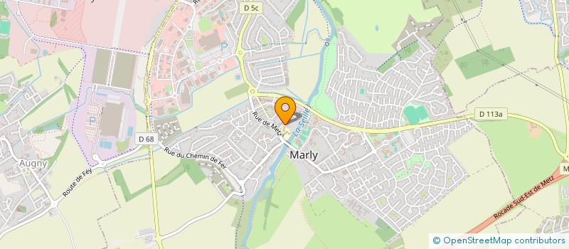localisation de l'entreprise MARINOU à MARLY