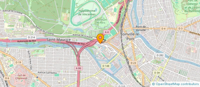 localisation de l'entreprise MARINVEST à SAINT-MAURICE
