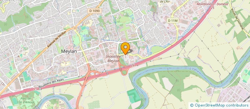 localisation de l'entreprise MARINVEST  MEYLAN