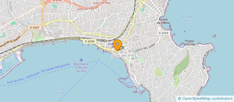 localisation de l'entreprise MARIO à ANTIBES