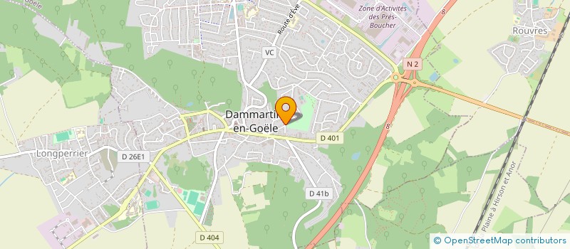 localisation de l'entreprise MARIO  DAMMARTIN-EN-GOELE