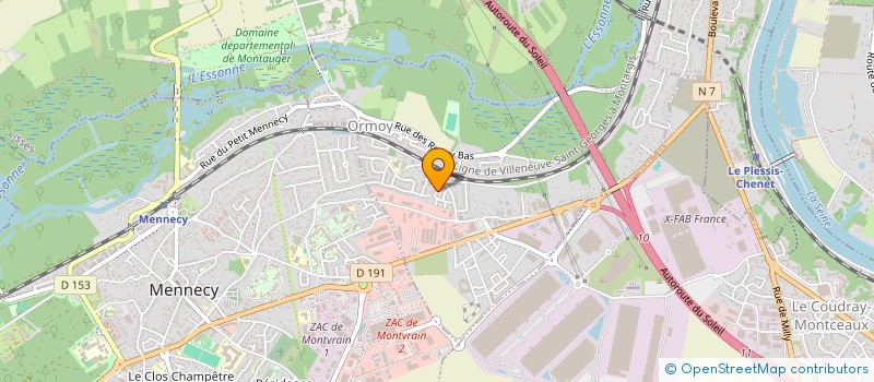 localisation de l'entreprise MARIO  ORMOY