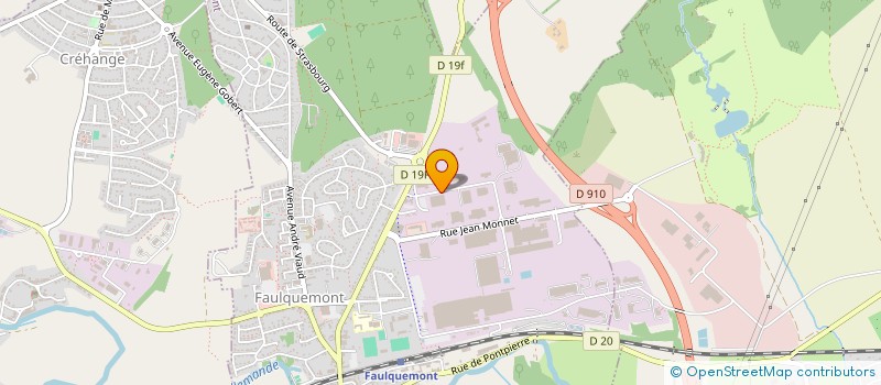 localisation de l'entreprise MARIO BATIMENT  FAULQUEMONT