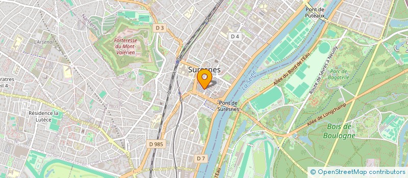 localisation de l'entreprise MARIO CORPORATION FRANCE à SURESNES