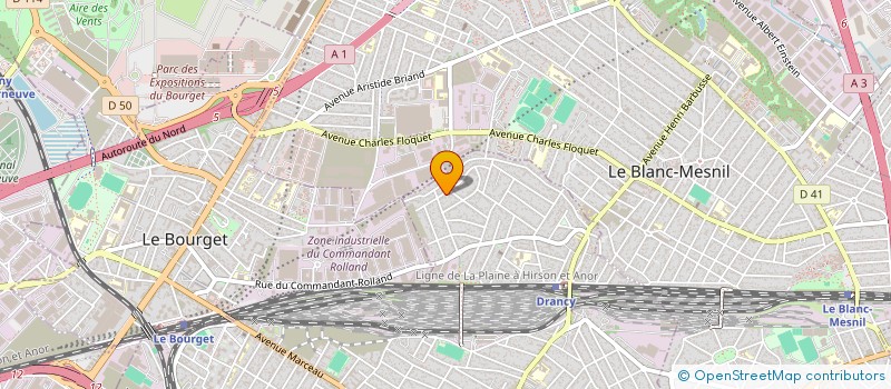 localisation de l'entreprise MARIO DECO à DRANCY