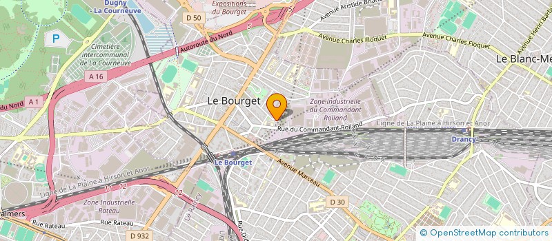 localisation de l'entreprise MARIO DISTRIBUTION à LE BOURGET