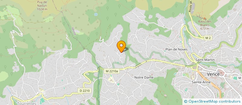 localisation de l'entreprise MARIO JEAN-JACQUES MACONNERIE à VENCE