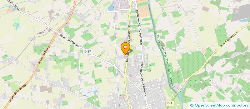 localisation de l'entreprise MARIO MORETTI  PERNES-LES-FONTAINES