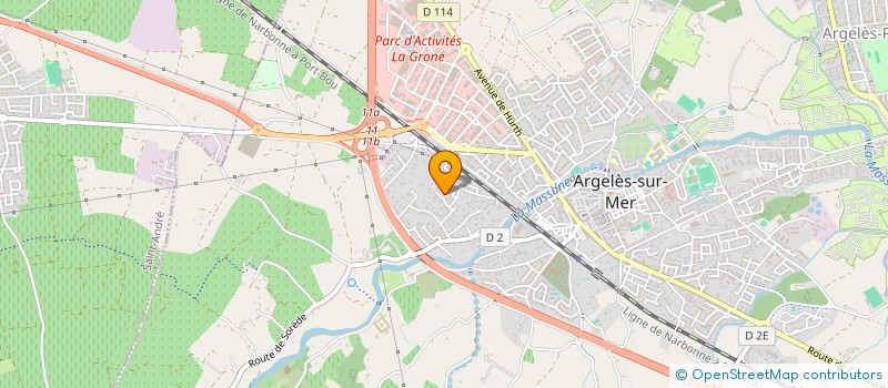 localisation de l'entreprise MARIO PEREIRA à ARGELES-SUR-MER