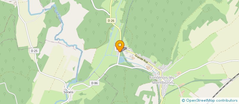 localisation de l'entreprise MARIO PIACENTINI TRAVAUX PARTICULIERS  FONTENOIS-LES-MONTBOZON