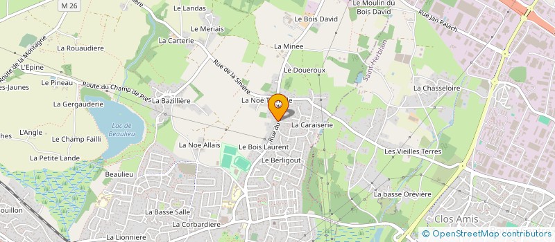 localisation de l'entreprise MARIOLE à COUERON