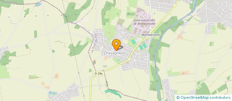 localisation de l'entreprise MARIOLINA  CHARVIEU-CHAVAGNEUX