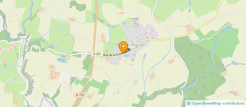 localisation de l'entreprise MARIOLLINE  BEAUPREAU-EN-MAUGES