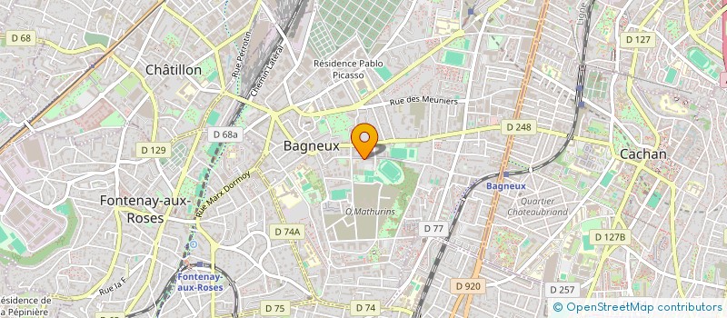 localisation de l'entreprise MARIOLO à BAGNEUX