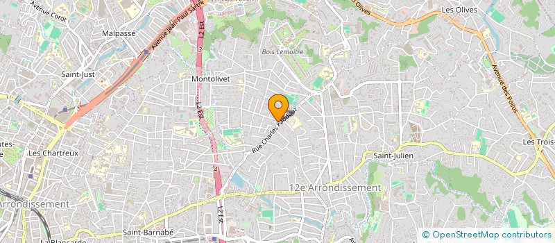 localisation de l'entreprise MARION à MARSEILLE