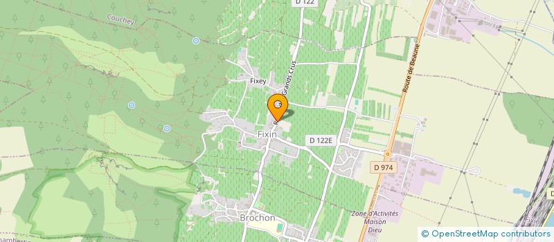 localisation de l'entreprise MARION  FIXIN