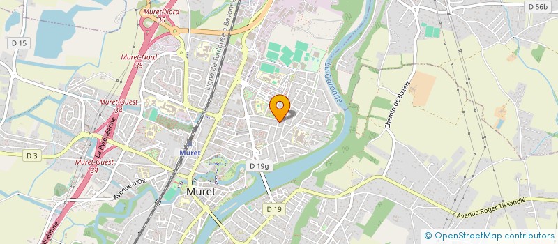 localisation de l'entreprise MARION  MURET