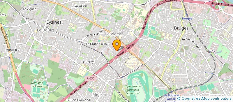 localisation de l'entreprise MARION  EYSINES