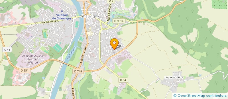 localisation de l'entreprise MARION  CHAUVIGNY