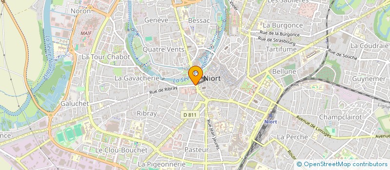 localisation de l'entreprise MARION  NIORT