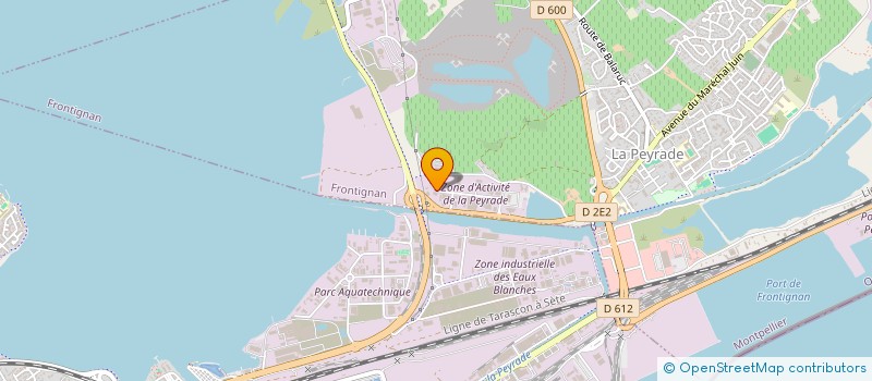 localisation de l'entreprise MARION à FRONTIGNAN