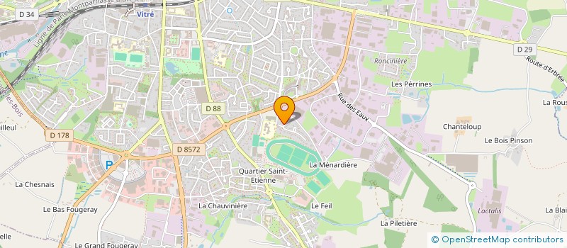 localisation de l'entreprise MARION  VITRE