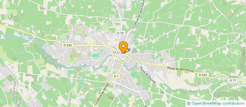 localisation de l'entreprise MARION à MAZAN