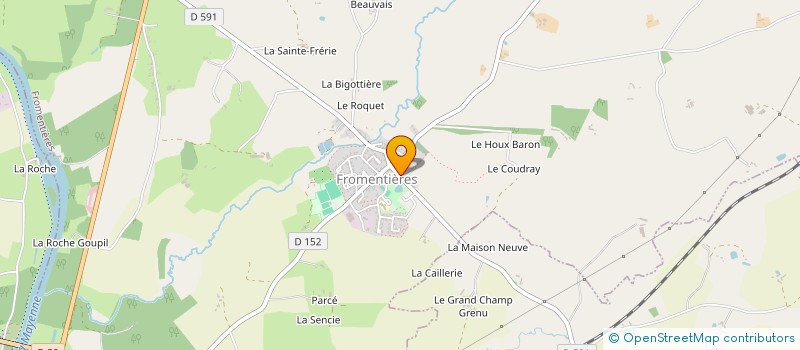 localisation de l'entreprise MARION-ALLEARD à CHATEAU-GONTIER-SUR-MAYENNE