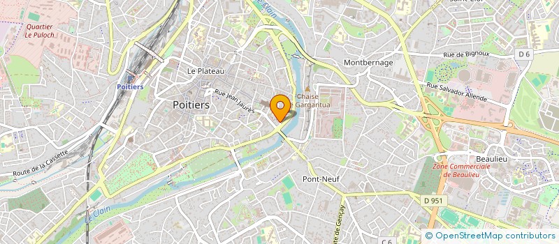 localisation de l'entreprise MARION ANTOINE ET HALLIE MELANIE  POITIERS