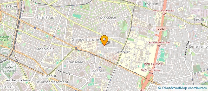 localisation de l'entreprise MARION-AUDIBERT LOC  LYON