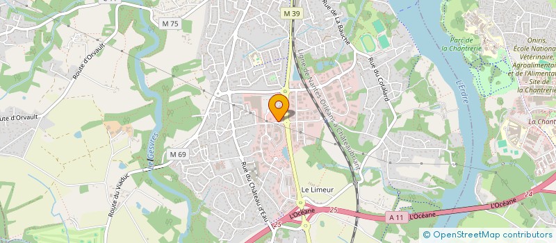 localisation de l'entreprise MARION BOSSER à LA CHAPELLE-SUR-ERDRE