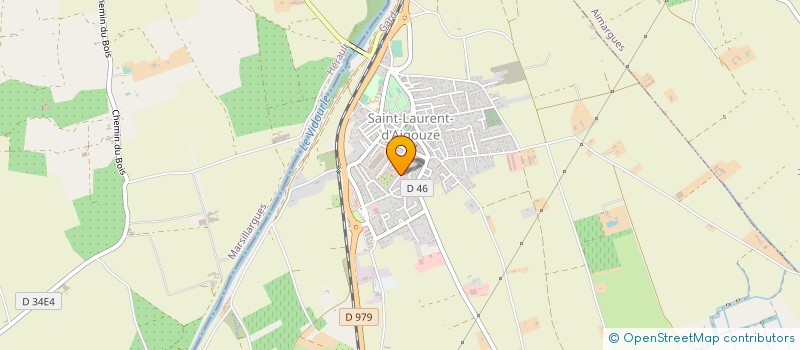 localisation de l'entreprise MARION BOULANGERIE PATISSERIE  SAINT LAURENT D'AIGOUZE