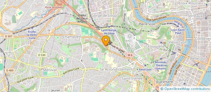 localisation de l'entreprise MARION CHAPEAU COMMUNICATION  LYON