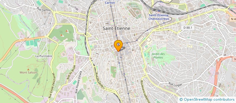 localisation de l'entreprise MARION CLEMENT MODISTE SPECTACLE  SAINT-ETIENNE