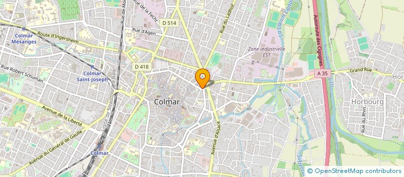 localisation de l'entreprise MARION CONSULTING à COLMAR
