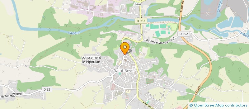 localisation de l'entreprise MARION COUSIN-CERES  SAINT-SEVER