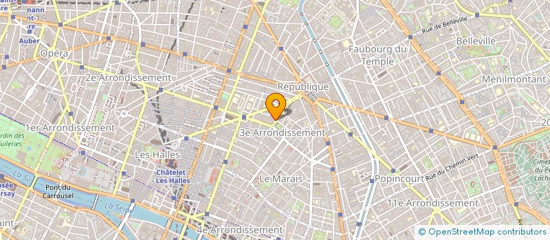 localisation de l'entreprise MARION DE BEAUPRE PRODUCTIONS à PARIS