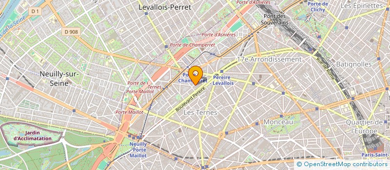 localisation de l'entreprise MARION DENIZET ARCHITECTE  PARIS
