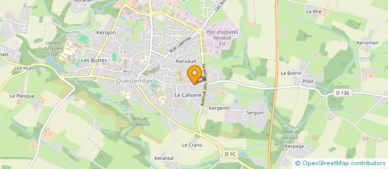 localisation de l'entreprise MARION DES LILAS  QUESTEMBERT