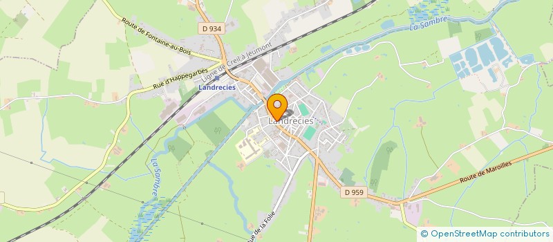 localisation de l'entreprise MARION ESTHETIK à LANDRECIES