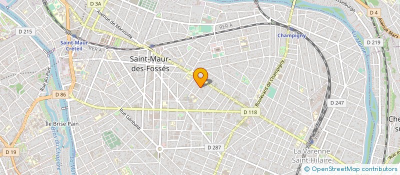 localisation de l'entreprise MARION FORMES  SAINT-MAUR-DES-FOSSES